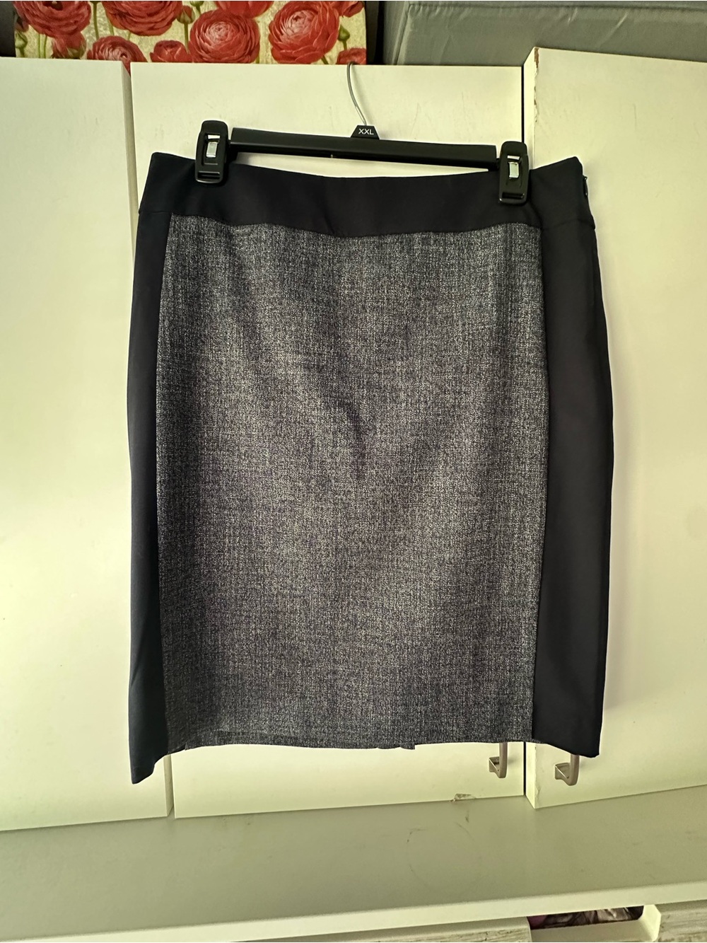 🖤 The Limited Collection Size 8 Black & Gray Colorblock Pencil Skirt NWT